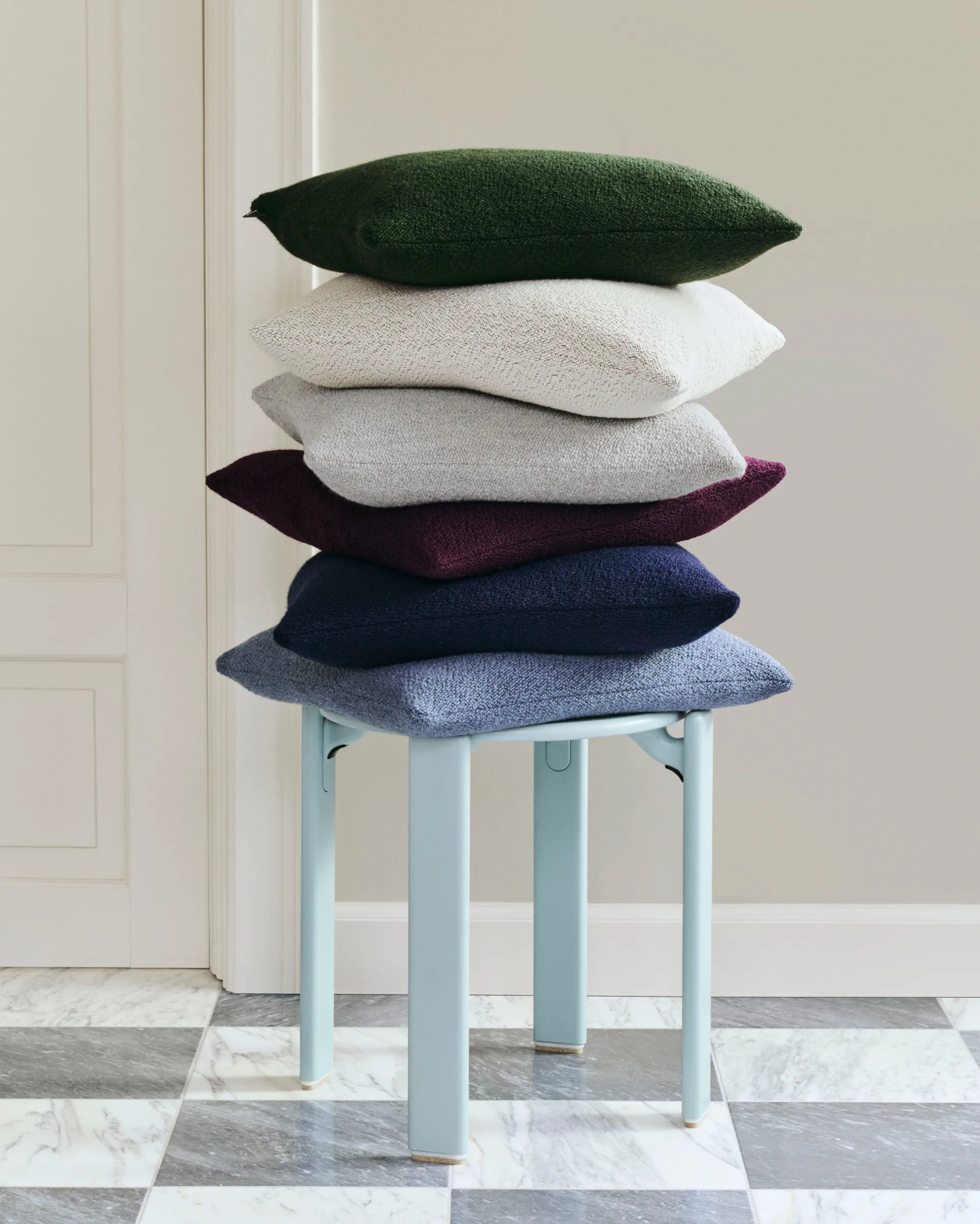 Rey σκαμπό Ø46,5x46 cm, Slate blue HAY