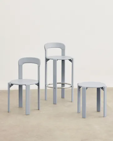 Rey σκαμπό Ø46,5x46 cm - Slate blue - HAY