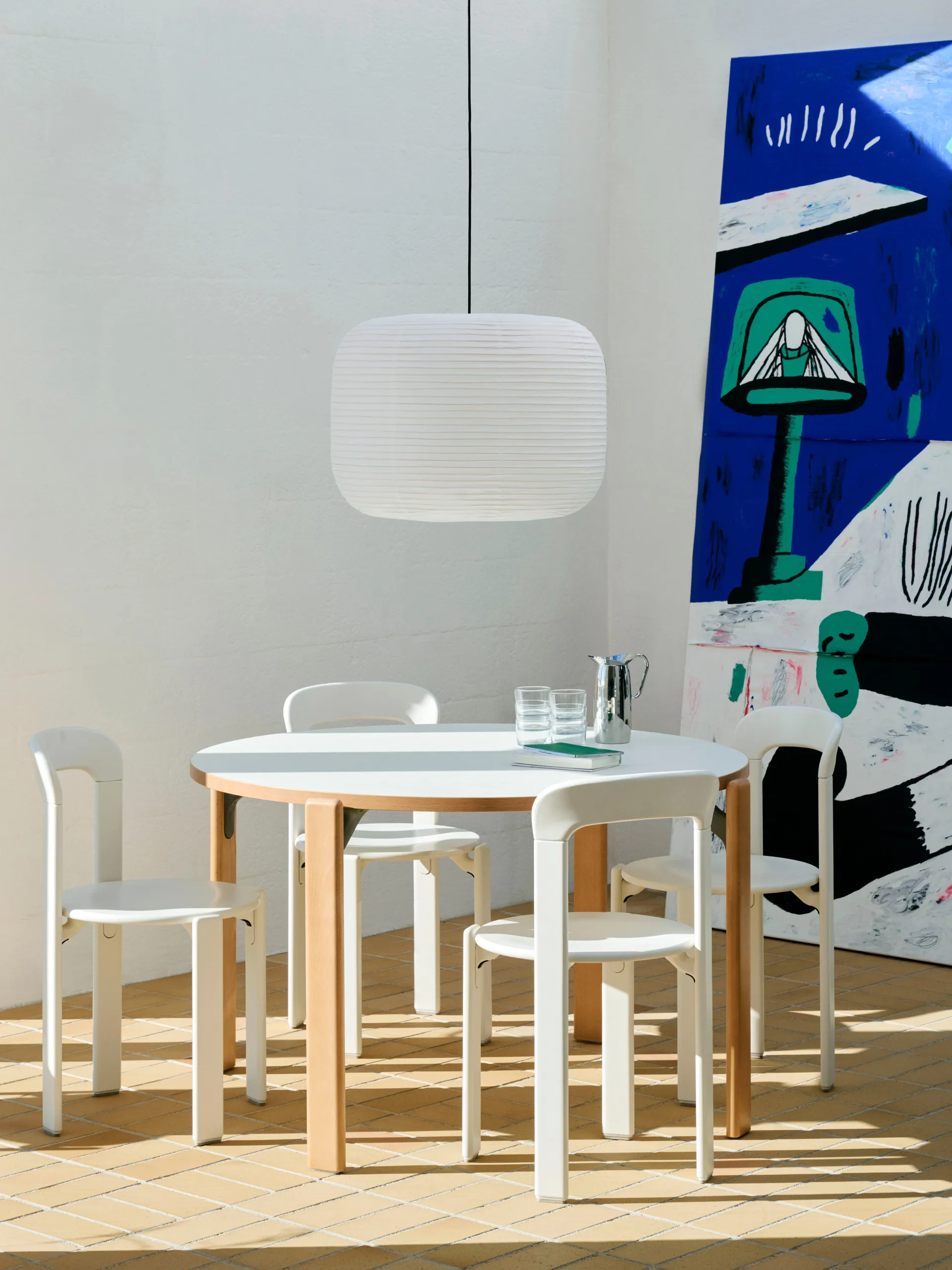 Rey καρέκλα, Cream white HAY