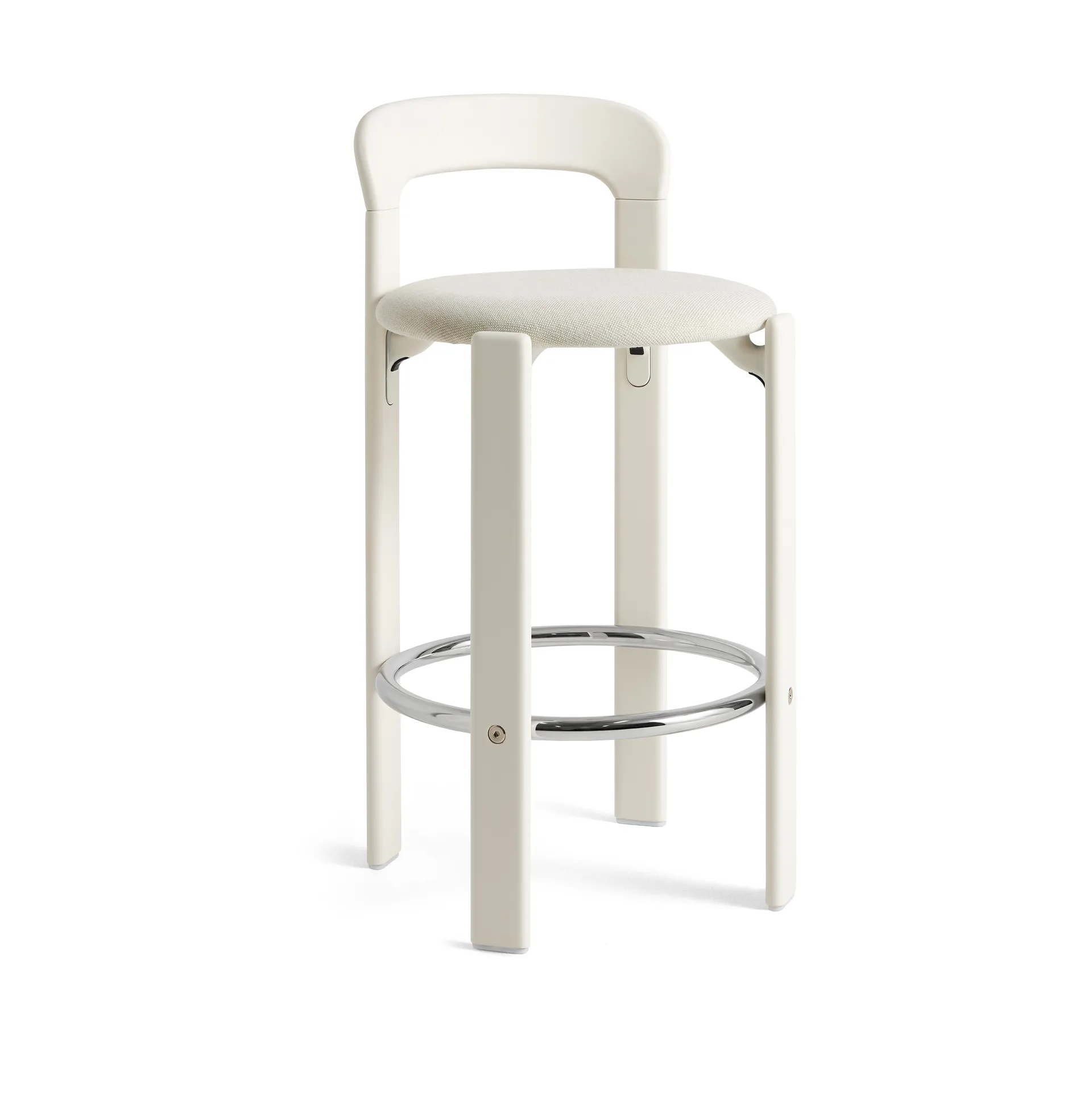 Rey Low ντυμένη μπαρ καρέκλα, Mode 011-cream white HAY