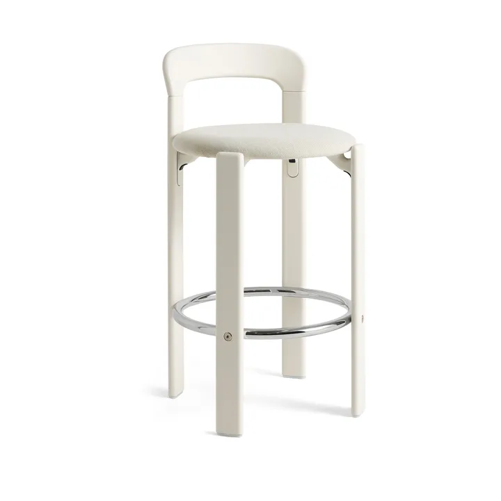 Rey Low ντυμένη μπαρ καρέκλα - Mode 011-cream white - HAY