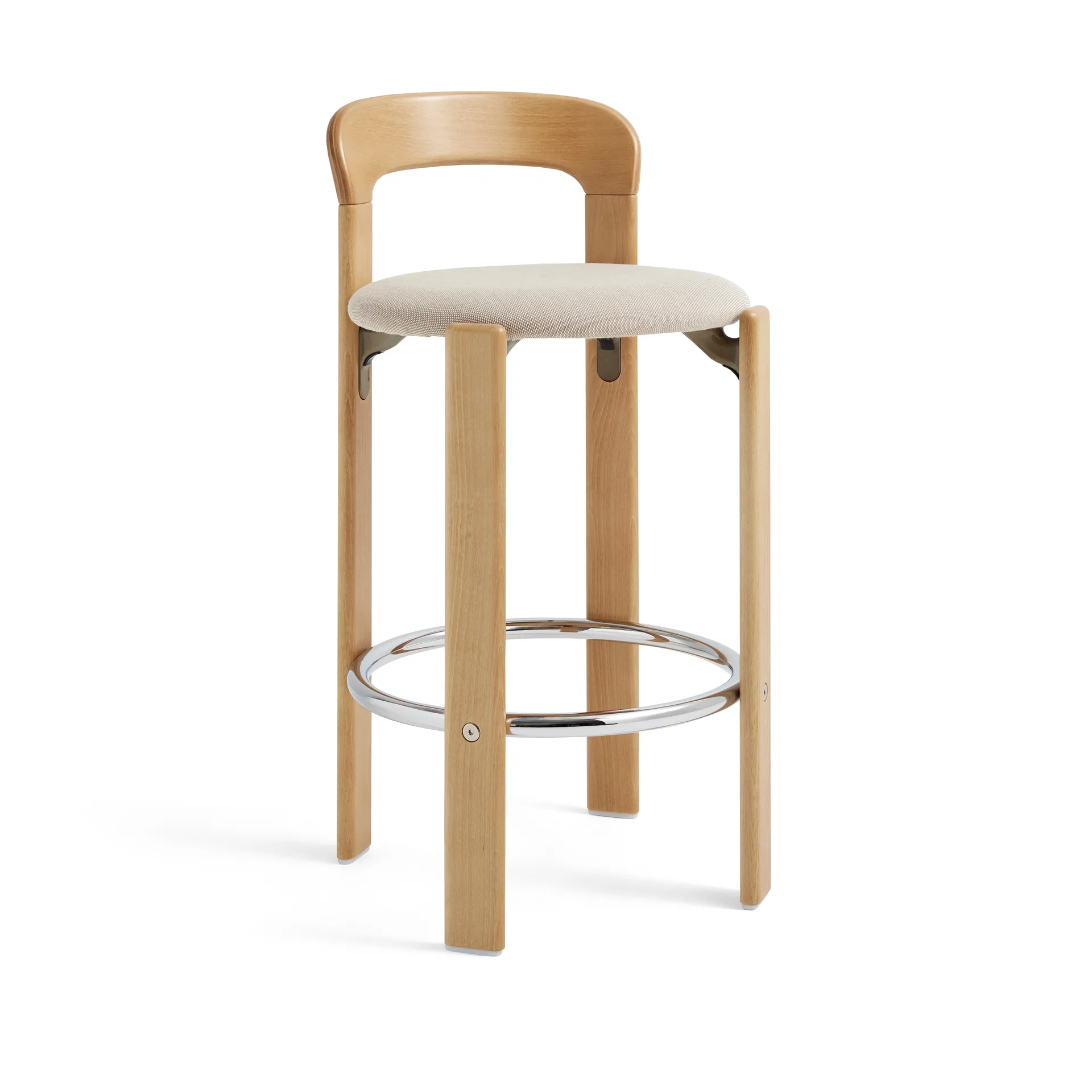 Rey Low ντυμένη μπαρ καρέκλα, Steelcut trio 213 golden HAY