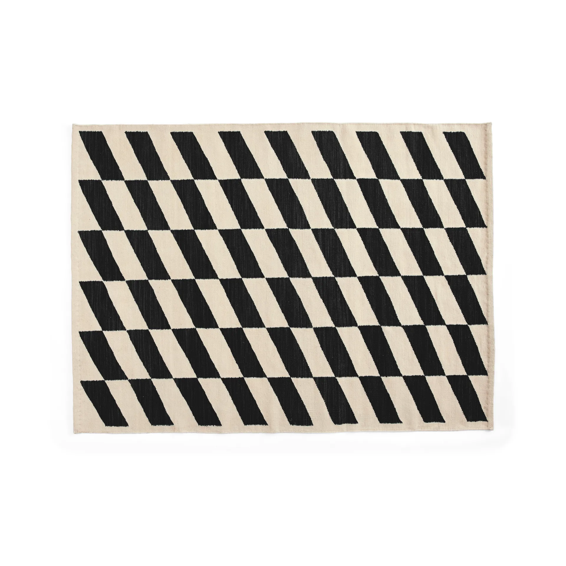 Shift Kelim χαλί 140x200 εκ., Black HAY