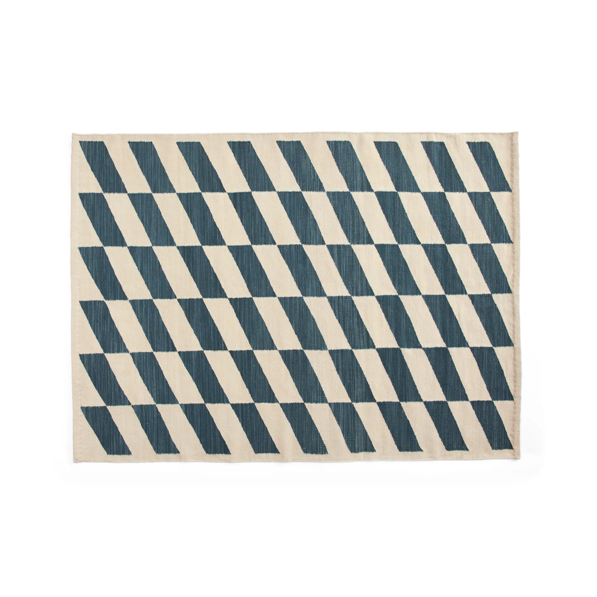 Shift Kelim χαλί 140x200 εκ., Blue HAY