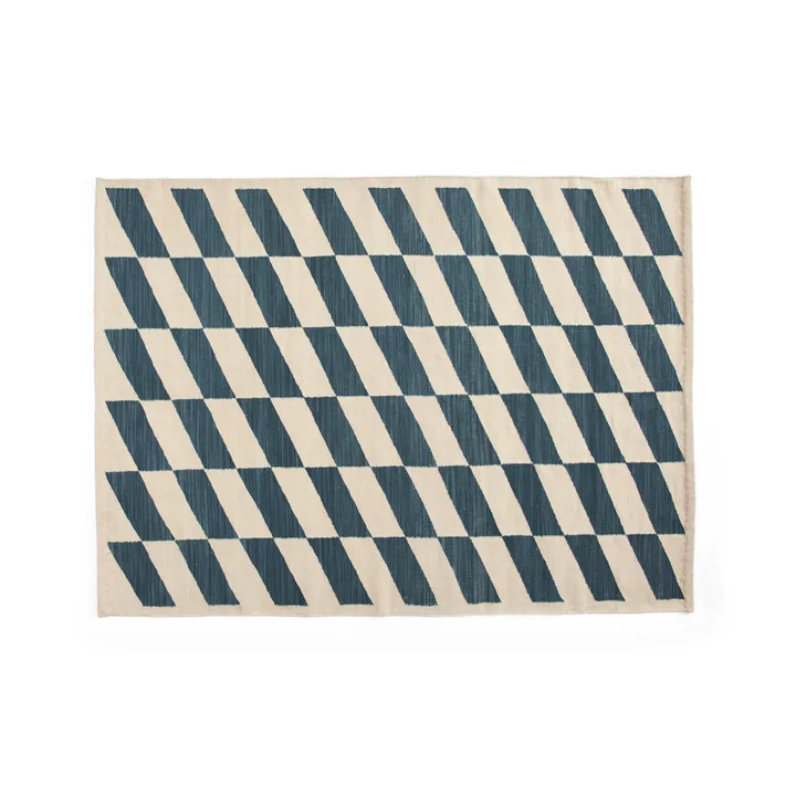 Shift Kelim χαλί 140x200 εκ. - Blue - HAY