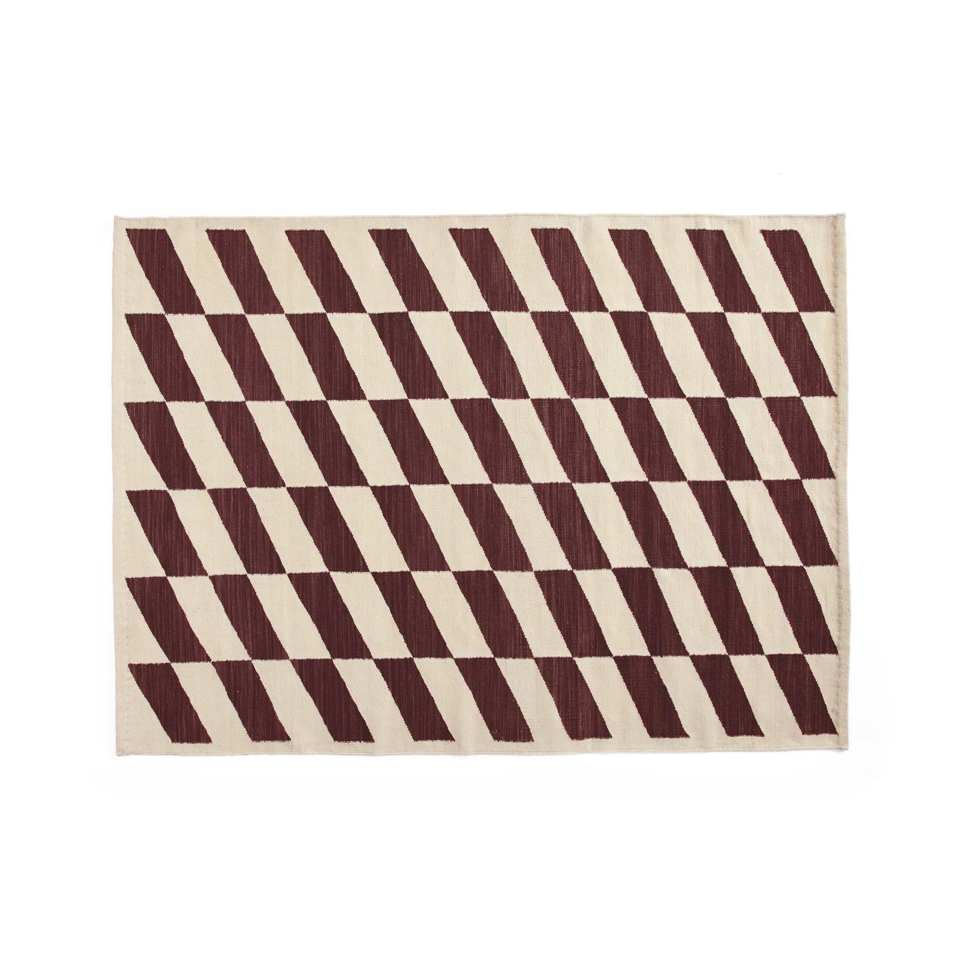 Shift Kelim χαλί 140x200 cm, Burgundy HAY