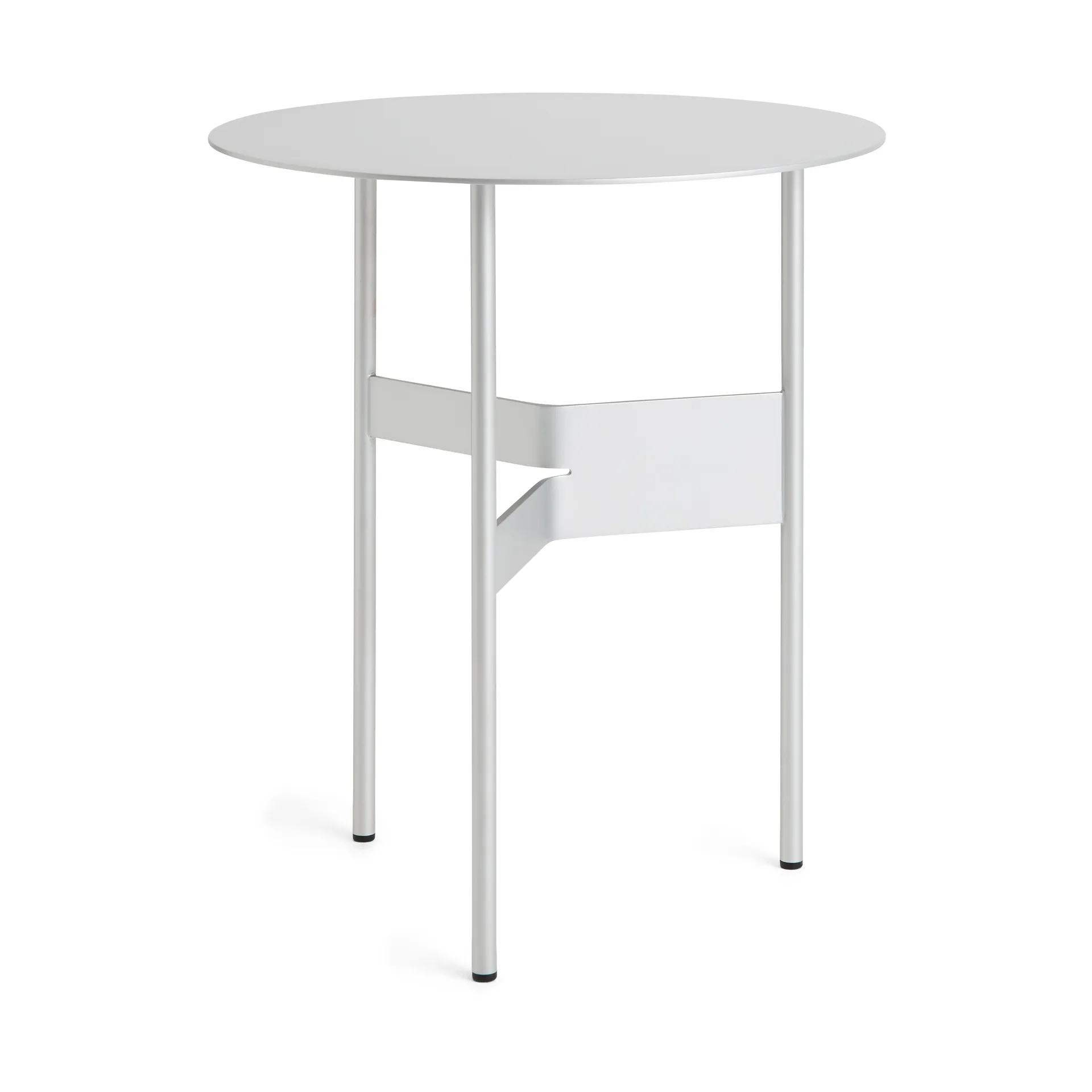 Shim coffee table βοηθητικό τραπεζάκι Ø45 cm, Silver grey HAY
