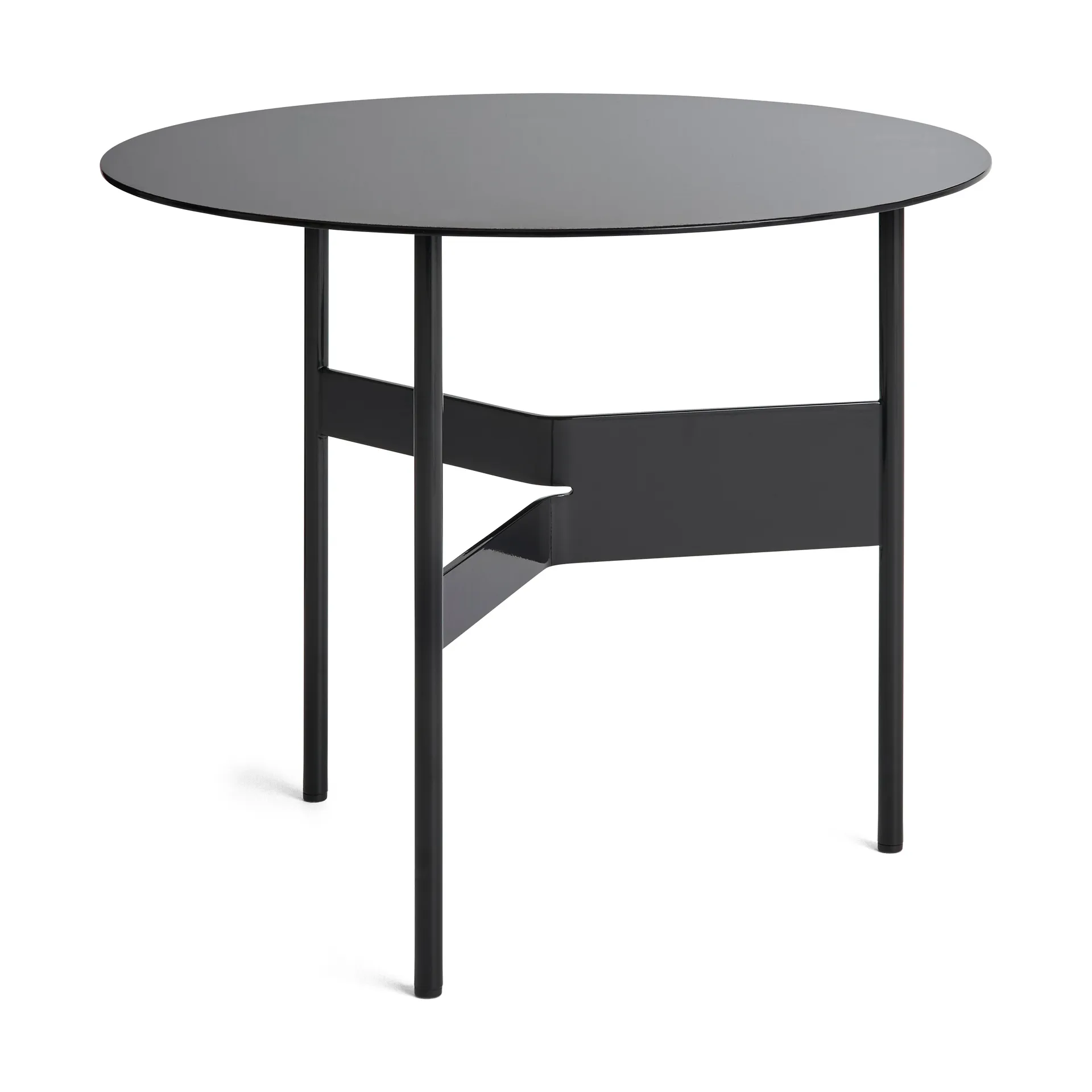 Shim coffee table βοηθητικό τραπεζάκι Ø54 cm, Black HAY