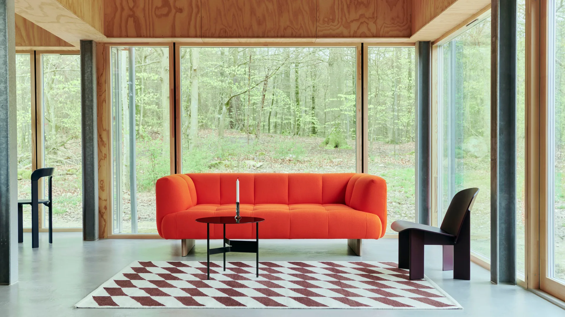 Shim coffee table βοηθητικό τραπεζάκι Ø54 cm, Black HAY