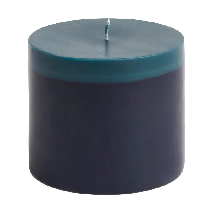 Silo Candle κολόνα κερί, Midnight blue-dark teal, Ø9,5x8 cm HAY