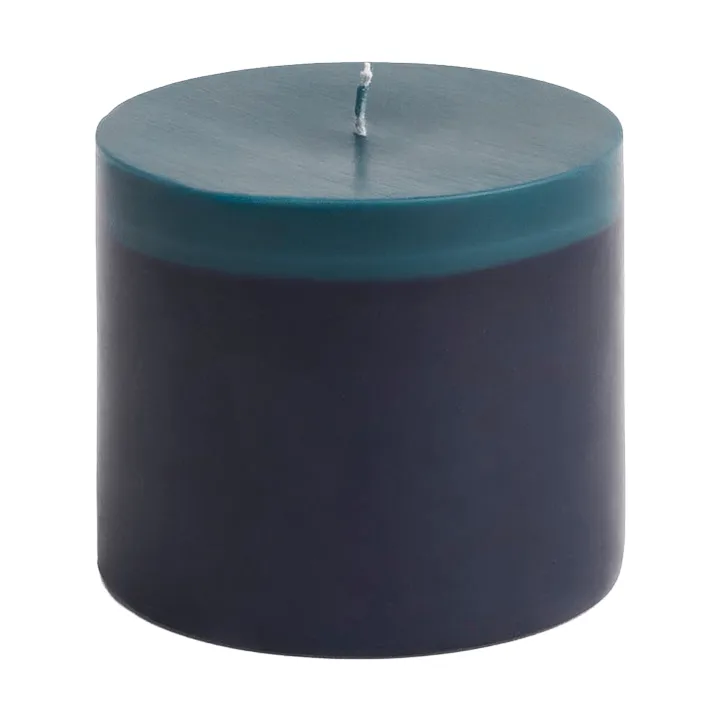 Silo Candle κολόνα κερί - Midnight blue-dark teal, Ø9,5x8 cm - HAY