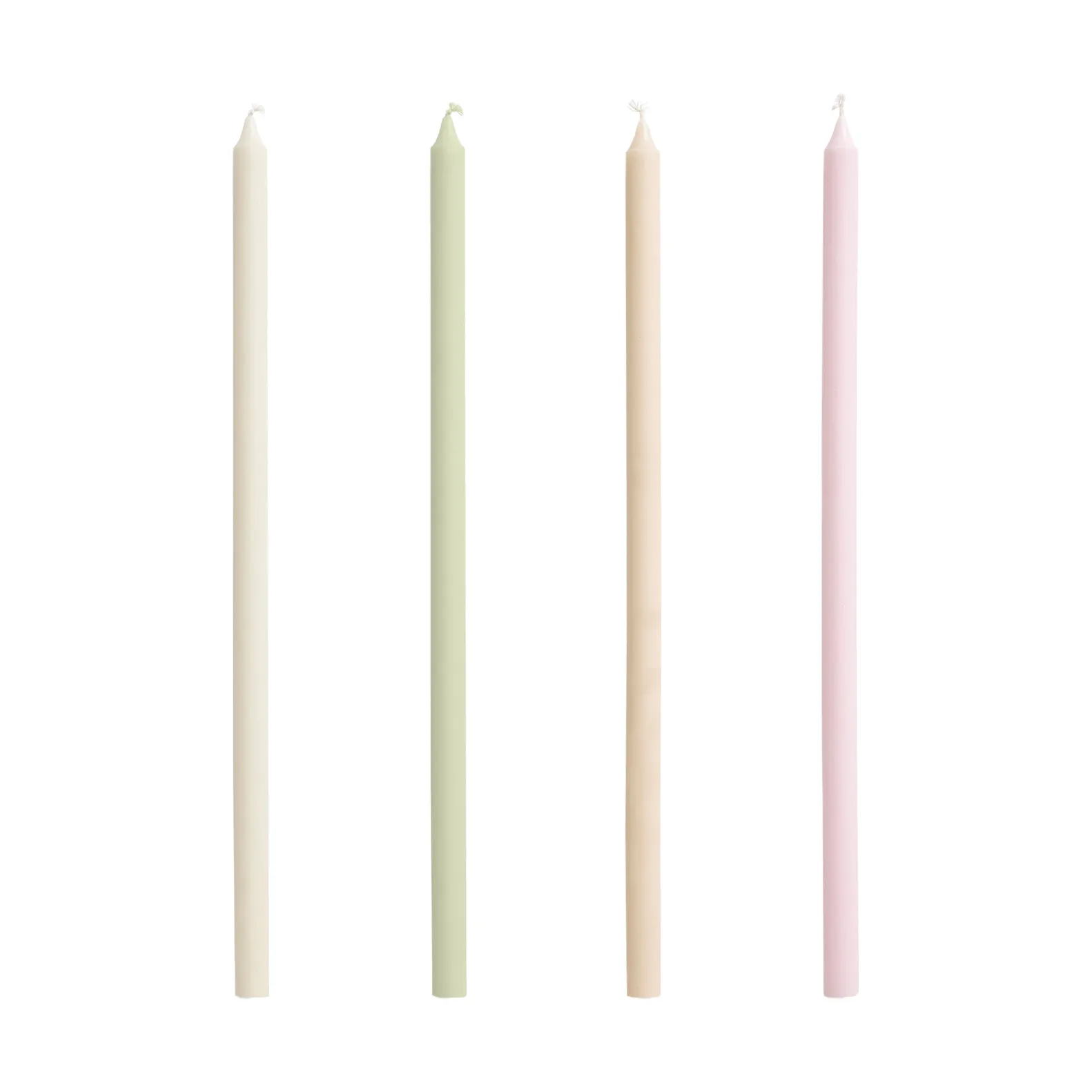 Slim κεριά 4 τεμάχια, Pastels HAY