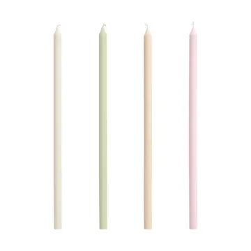 Slim κεριά 4 τεμάχια - Pastels - HAY