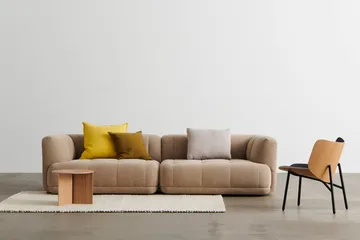 Slit τραπεζάκι σαλονιού Ø45 cm - Lacquered oak - HAY