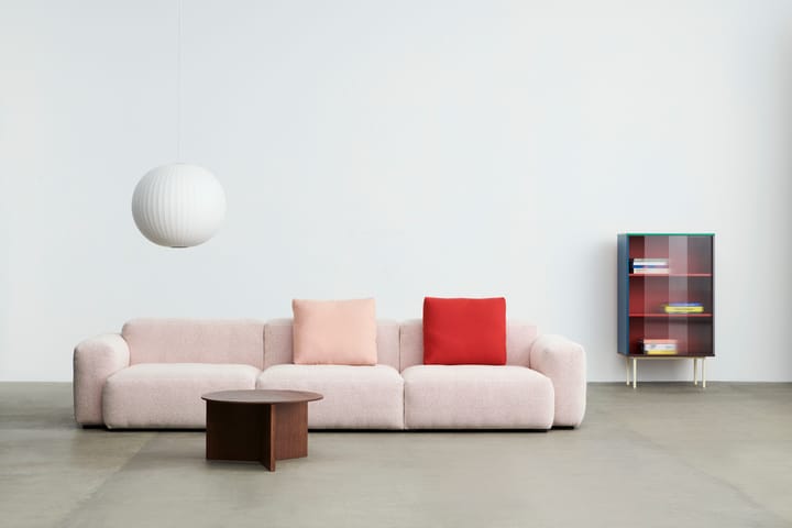 Slit τραπεζάκι σαλονιού Ø65 cm, Lacquered walnut HAY