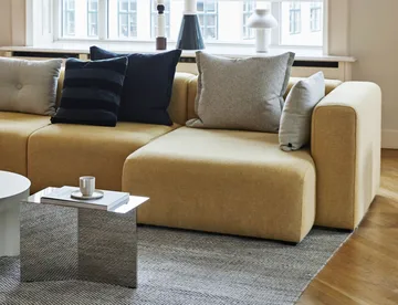 Slit Oblong βοηθητικό τραπεζάκι 27,5x49 cm - Mirror polished steel - HAY