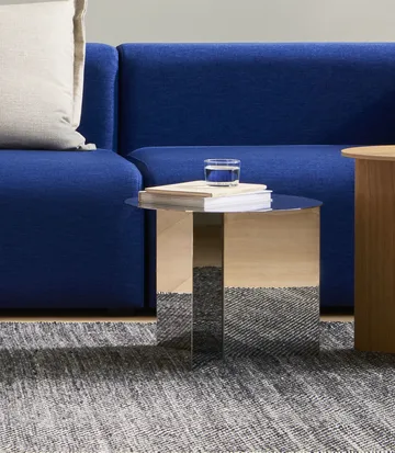 Slit τραπεζάκι σαλονιού - Polished stainless steel - HAY