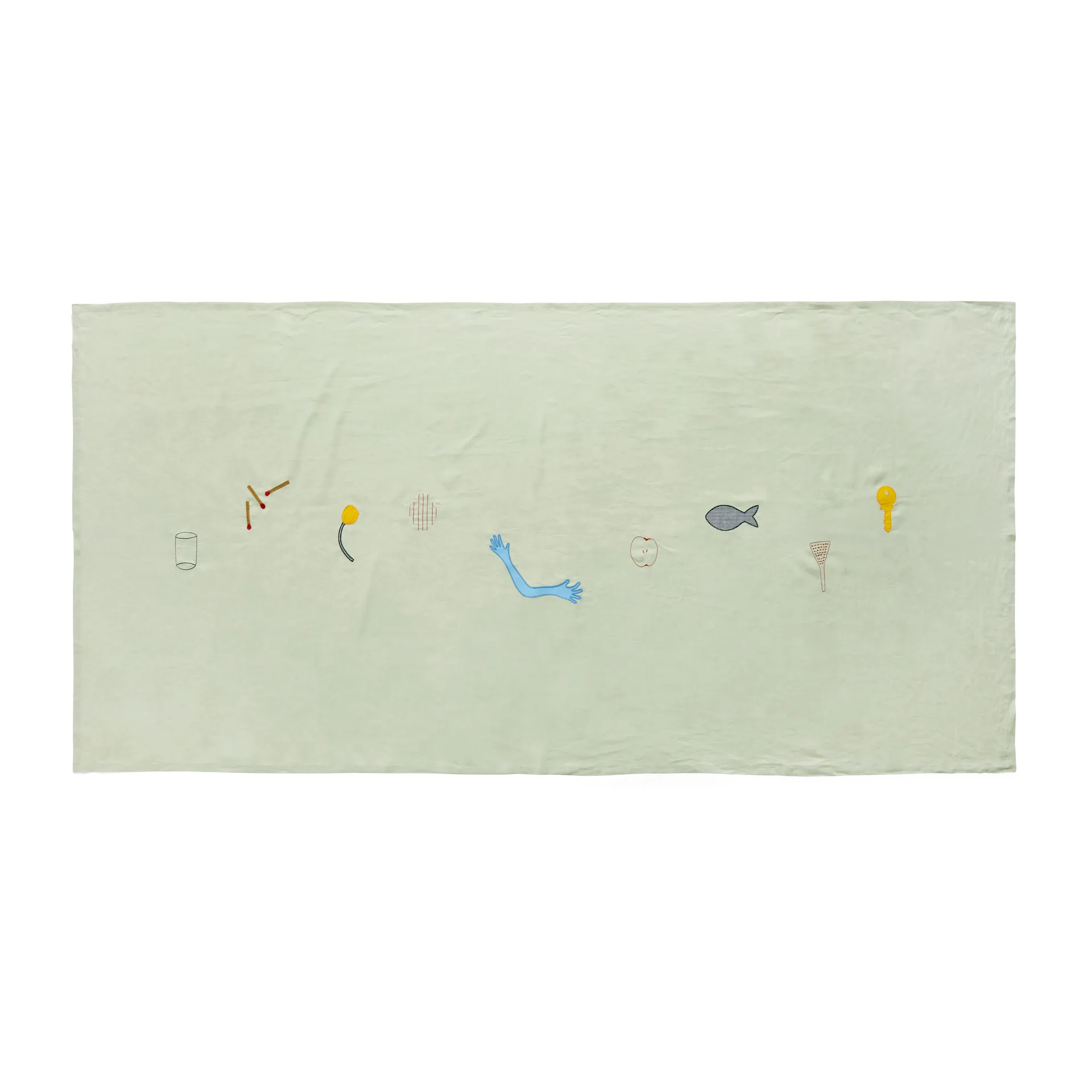 Sobremesa τραπεζομάντιλο 140x300 cm, Πράσινο HAY