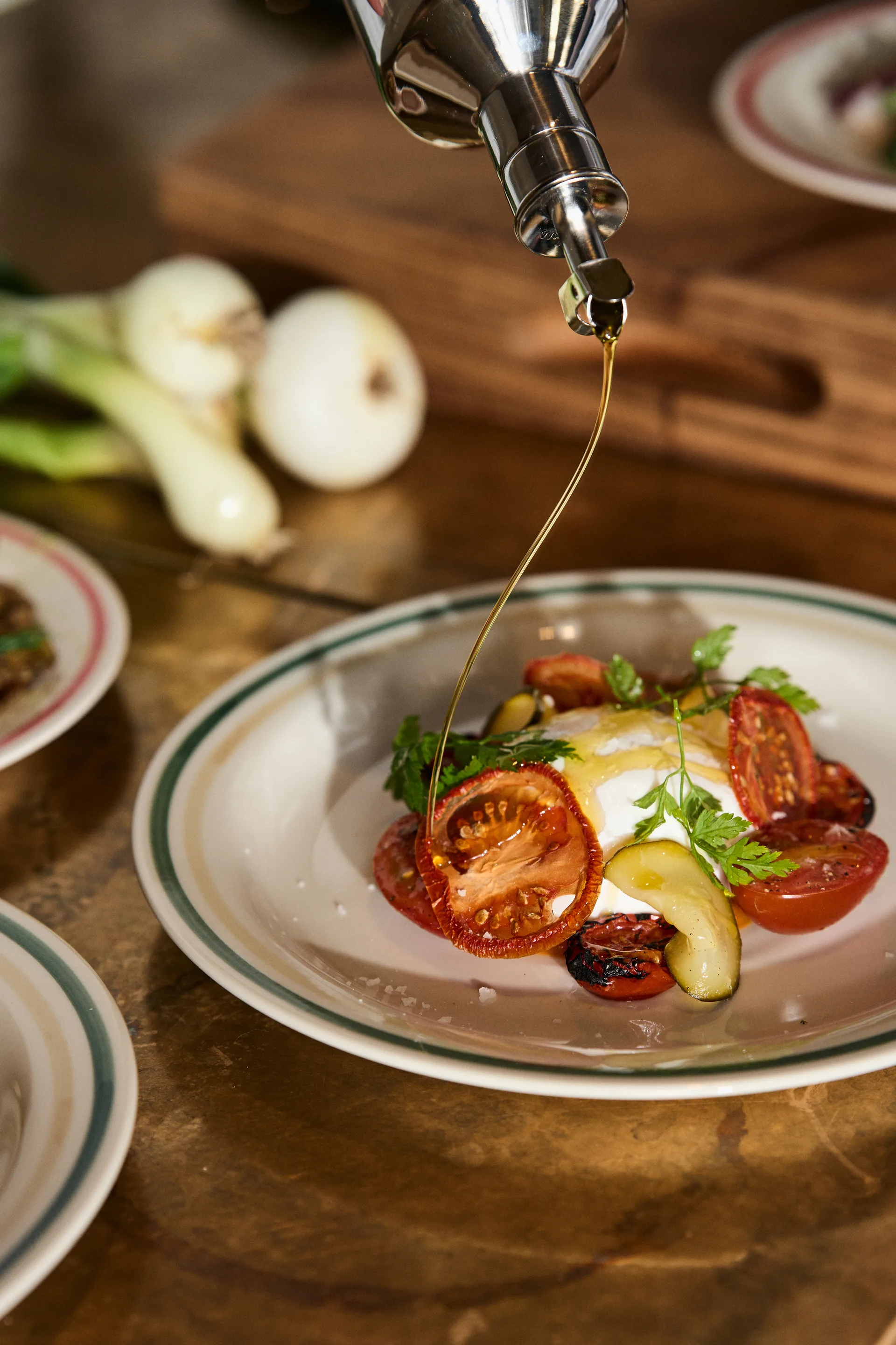 Sobremesa πιάτο Ø24.5 cm συσκευασία 2 τεμαχίων, Πράσινο-άμμος HAY