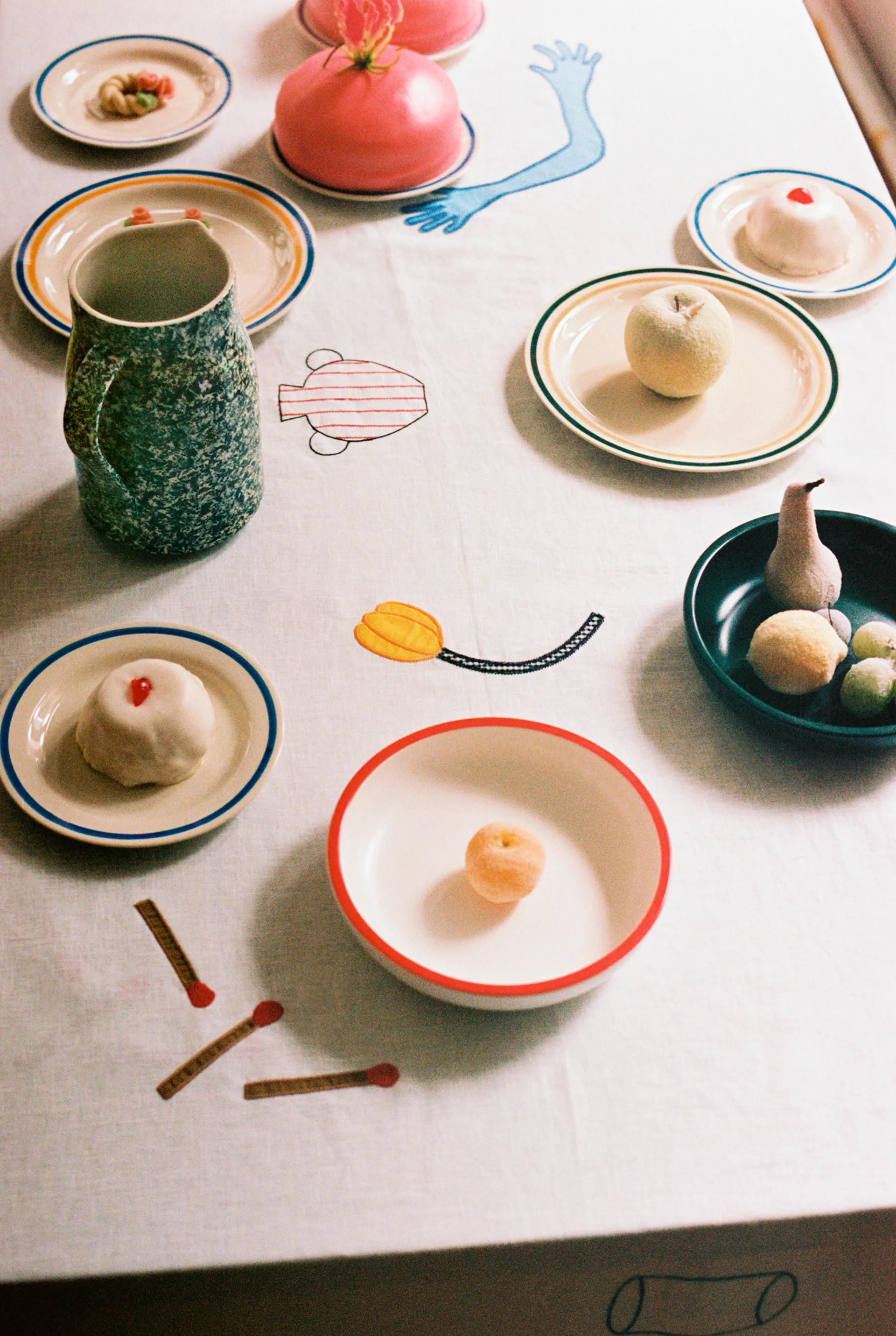 Sobremesa πιάτο Ø24.5 cm συσκευασία 2 τεμαχίων, Πράσινο-άμμος HAY