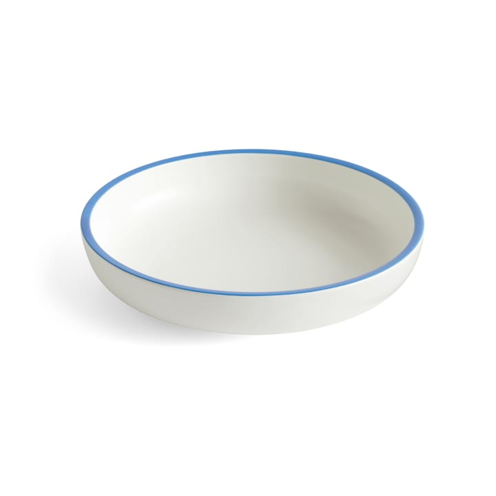 Sobremesa μπολ σερβιρίσματος L Ø 25 cm. - Λευκό-μπλε - HAY