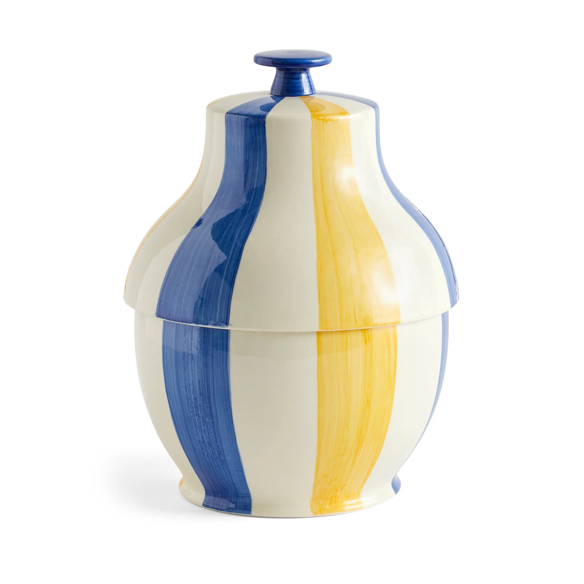 Sobremesa stripe φόρμα κέικ Ø19 cm, Mπλε-κίτρινο HAY