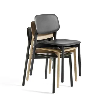 Soft Edge 60 καρέκλα - Black waterbased lacquered oak - HAY