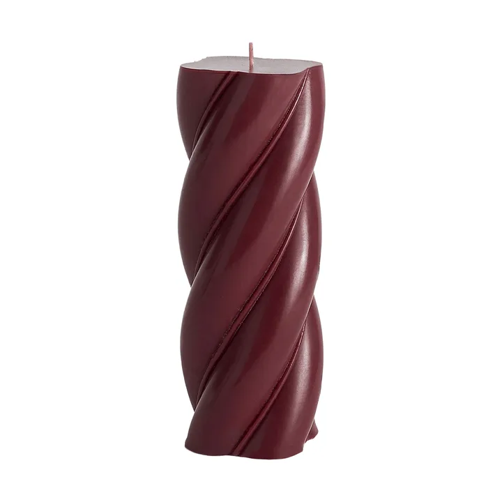Soft Serve Candle κολόνα κερί - Bordeaux, Ø7,8x19,5 cm - HAY