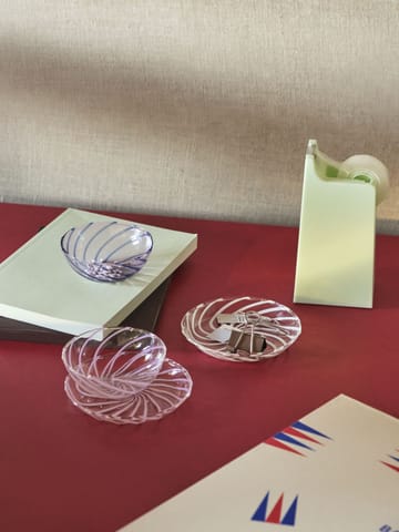 Spin μπολ Ø8.5 cm συσκευασία 2 τεμαχίων - Ανοιχτό ροζ-μπλε ριγέ - HAY