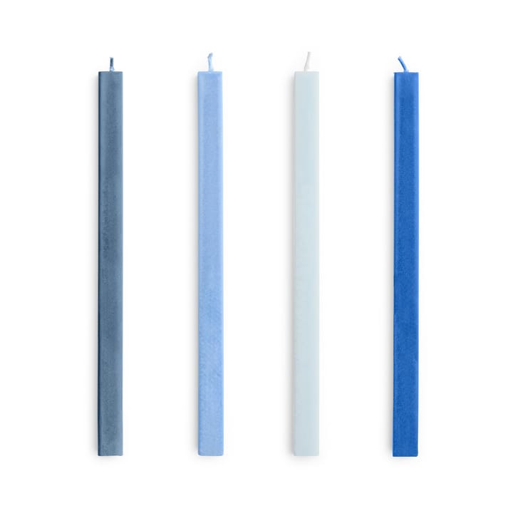 Κεριά Square Candle mix 4-pack - Blues - HAY