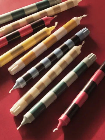 Stripe κερί συσκευασία 4 τεμαχίων - Απαλά - HAY