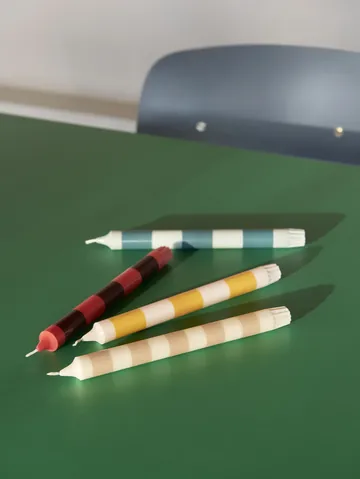 Stripe κερί συσκευασία 4 τεμαχίων - Απαλά - HAY