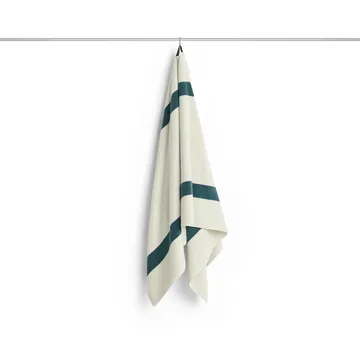 Stripe πετσέτα - Πετρόλ μπλε, 70x140 cm - HAY