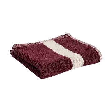 Stripe πετσέτα - Burgundy, 30x30 cm - HAY