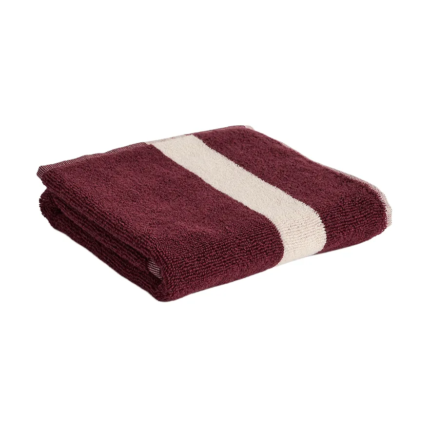 Stripe πετσέτα, Burgundy, 40x60 cm HAY
