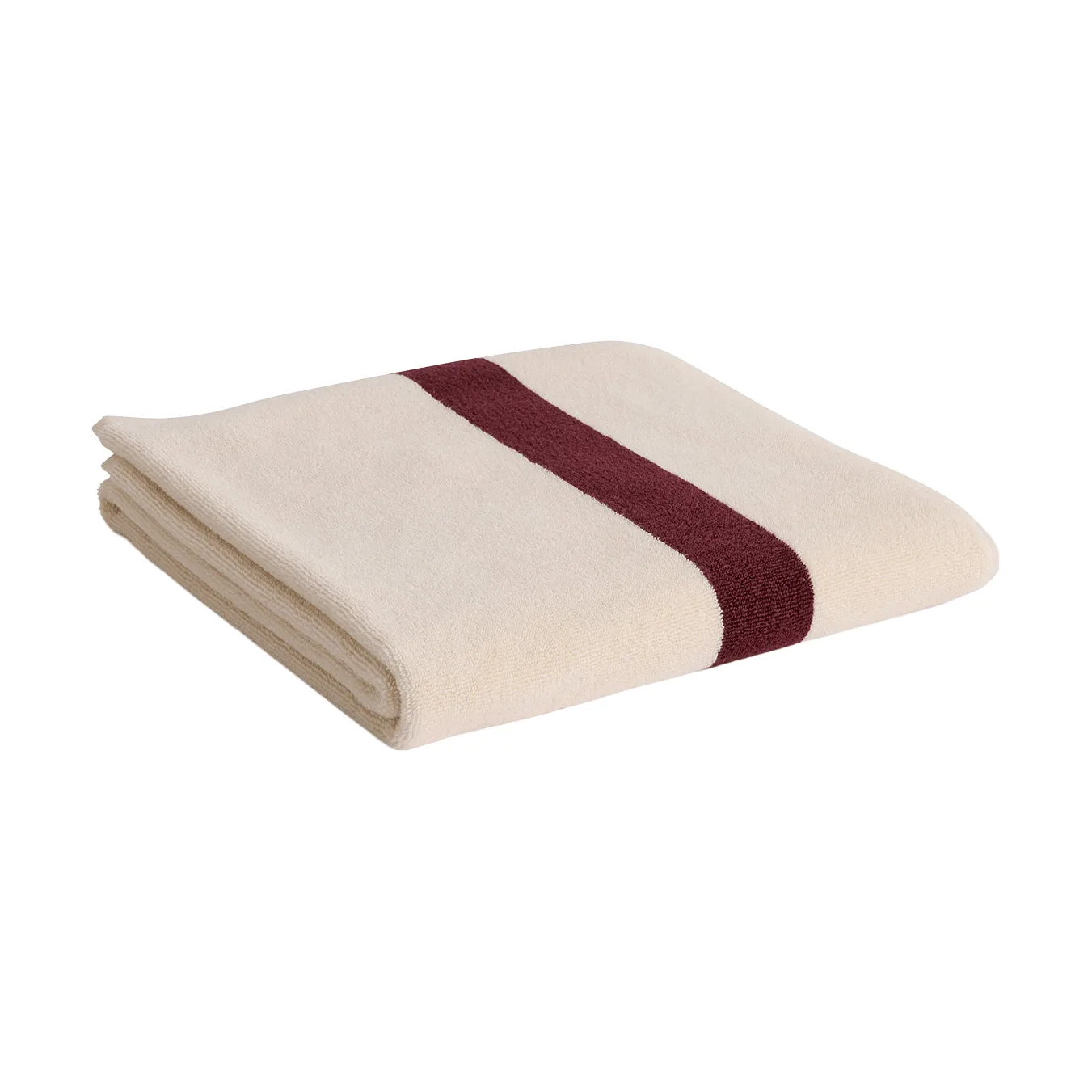 Stripe πετσέτα, Burgundy, 70x140 cm HAY