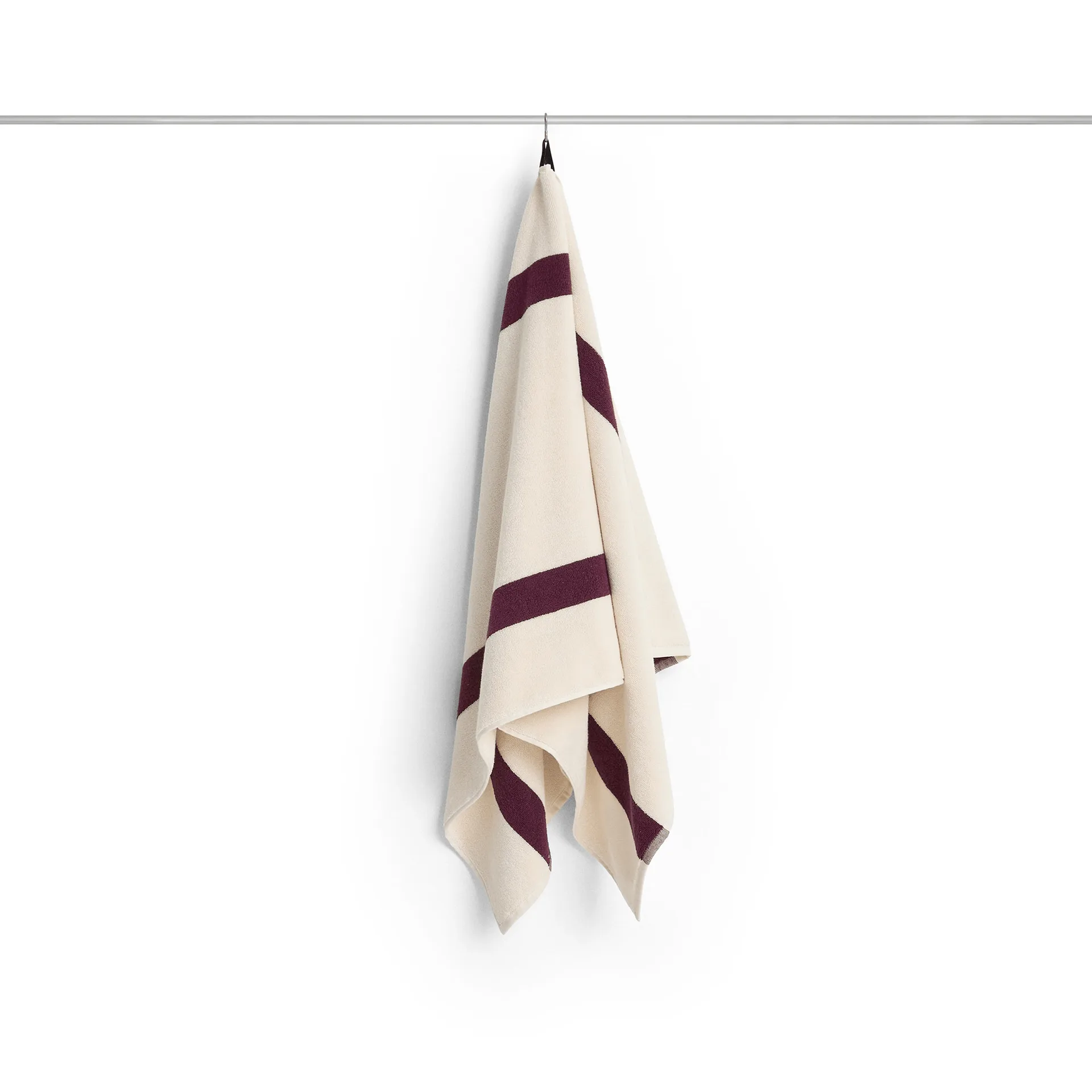 Stripe πετσέτα, Burgundy, 70x140 cm HAY