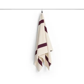 Stripe πετσέτα - Burgundy, 70x140 cm - HAY