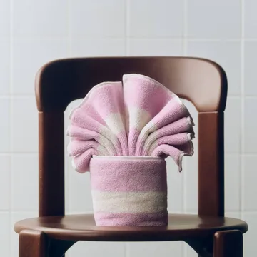 Stripe πετσέτα - Cool pink, 40x60 cm - HAY