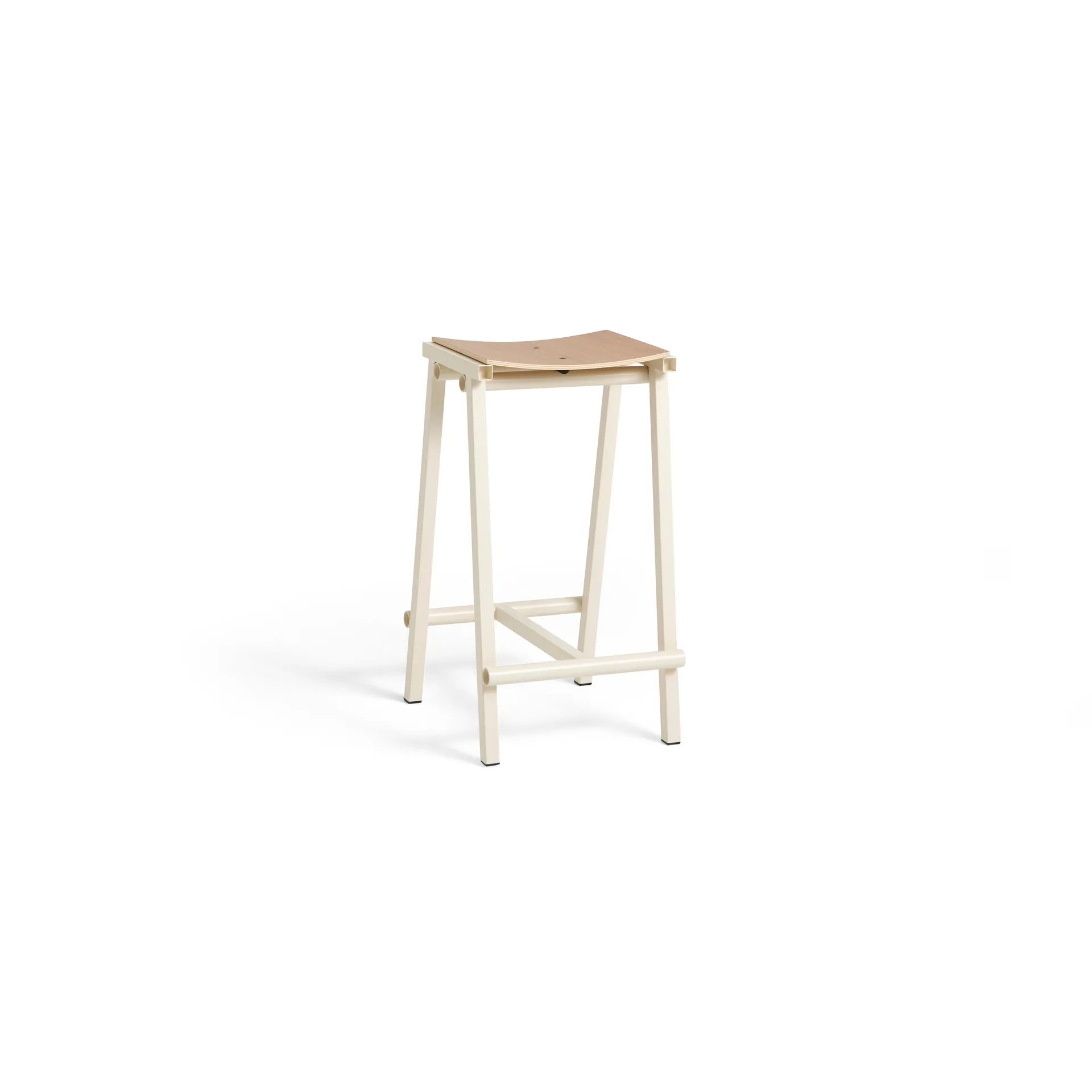 Taburete 8 χαμηλό σκαμπό μπαρ 65 cm, Eggshell HAY