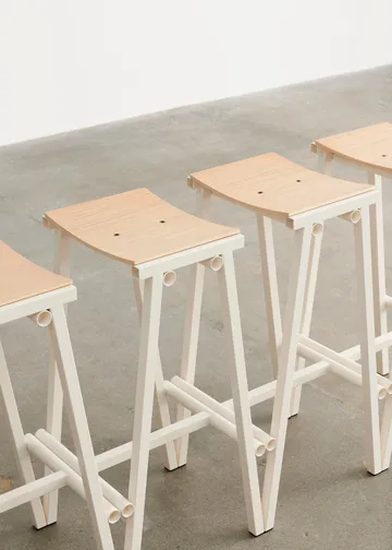 Taburete 8 high σκαμπό μπαρ 75 cm - Eggshell - HAY