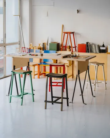 Taburete 8 high σκαμπό μπαρ 75 cm - Signal red - HAY