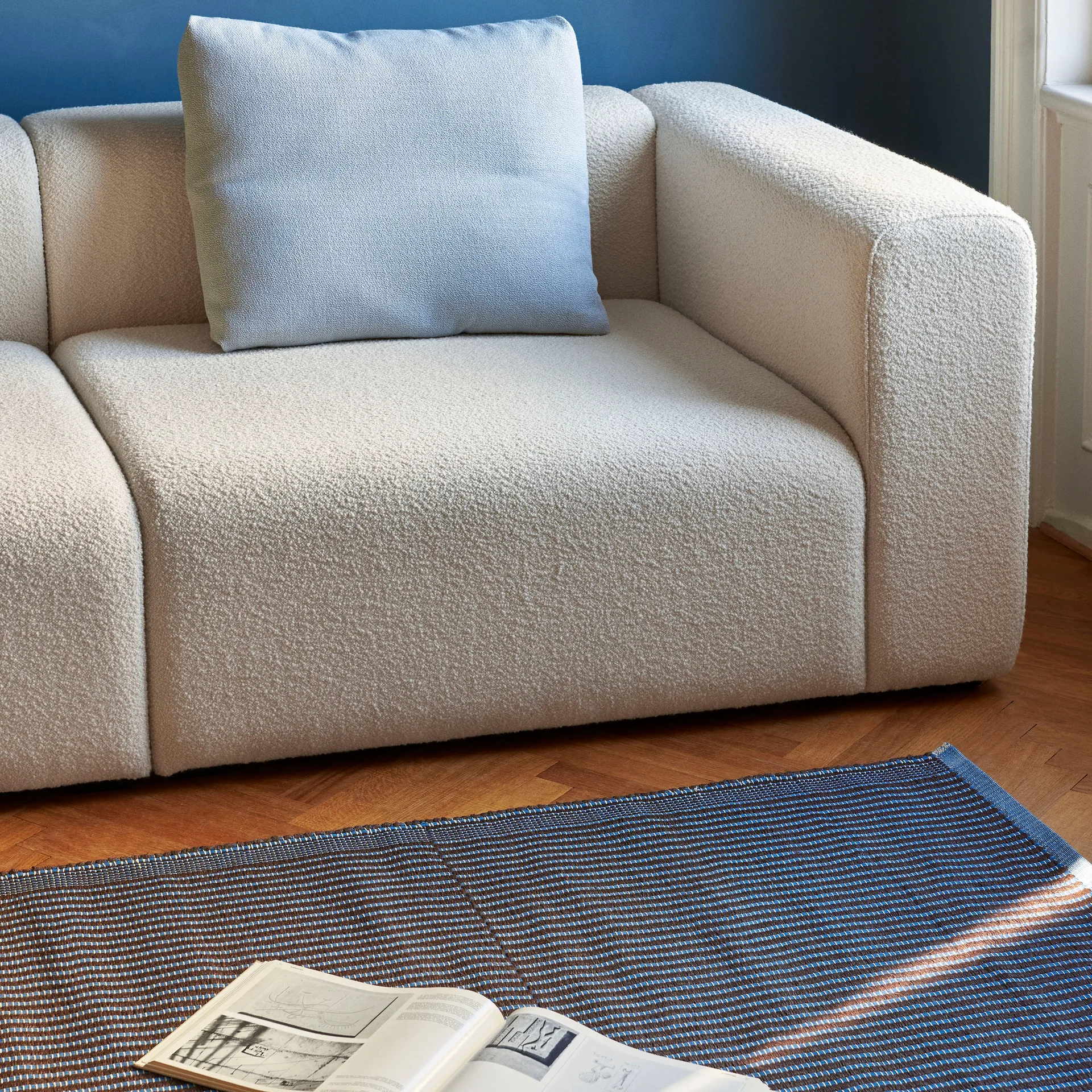 Tapis χαλί 170x240 cm, Κάστανο-μπλε HAY