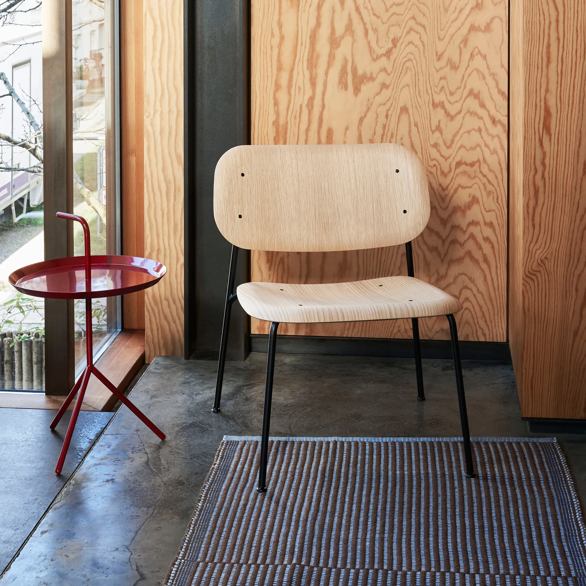 Tapis χαλί 80x200 cm, Κάστανο-μπλε HAY