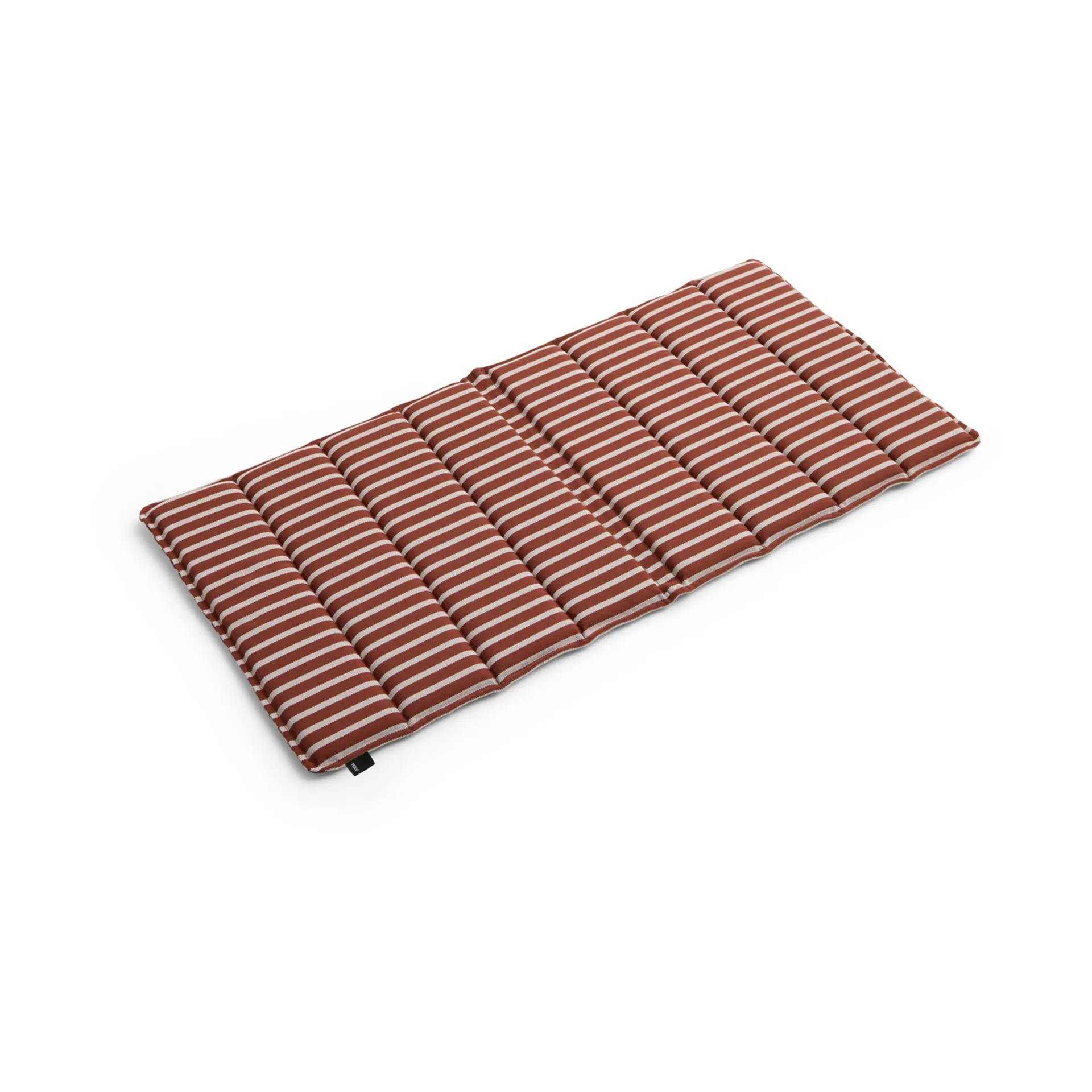Terrazza Folding μαξιλάρι καθίσματος, Terracotta bold stripe, 82x40 cm HAY
