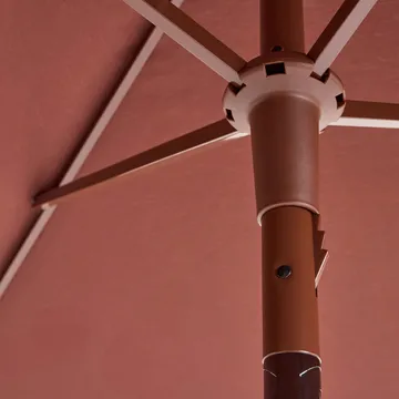 Terrazza Square ομπρέλα - Off white-burgundy - HAY