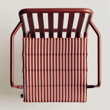Terrazza μαξιλάρι καθίσματος - Terracotta bold stripe, 40x40 cm - HAY