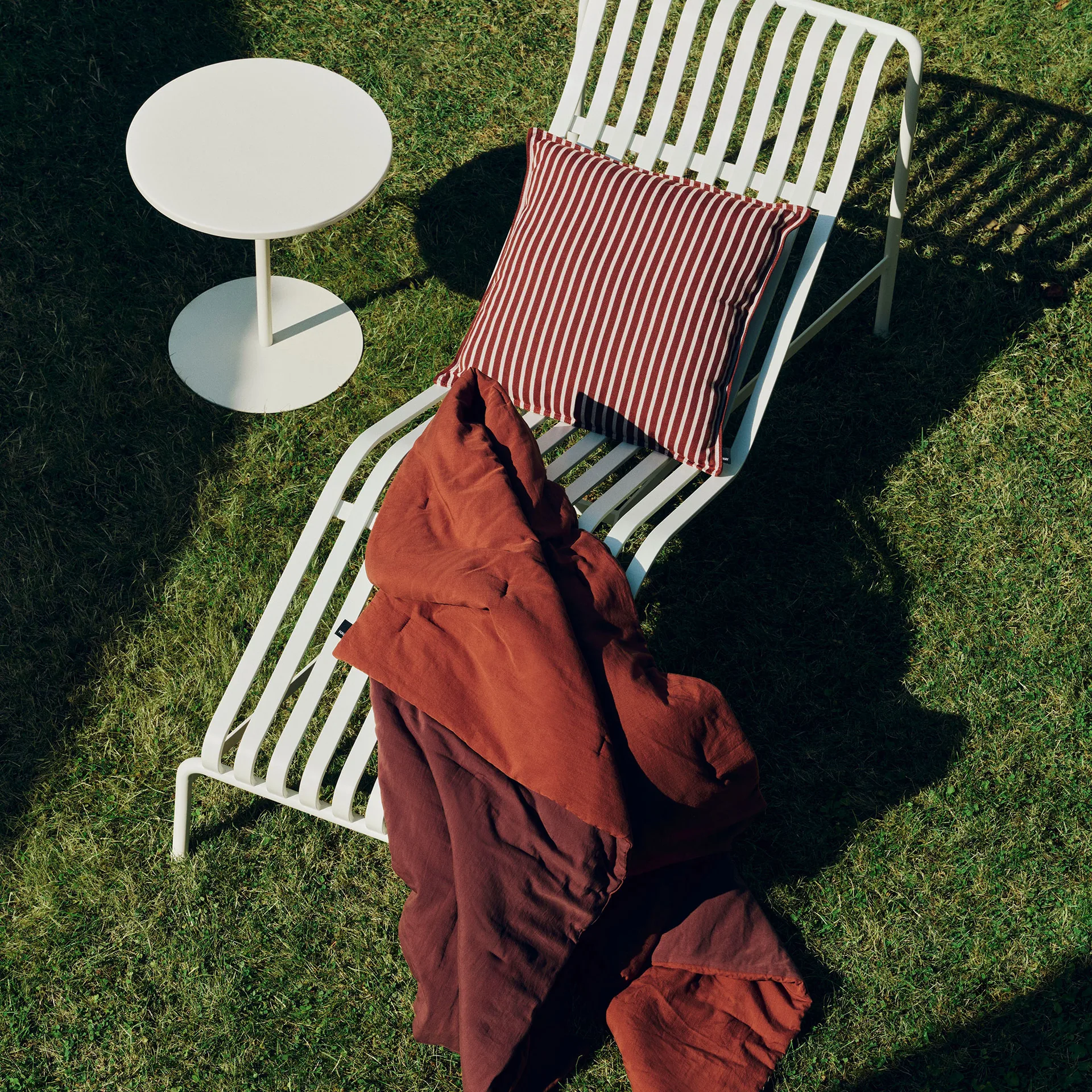 Terrazza μαξιλάρι, Terracotta bold stripe, 50x50 cm HAY