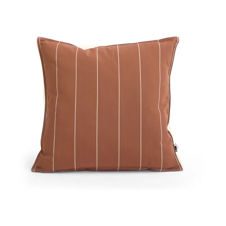 Terrazza μαξιλάρι - Terracotta narrow stripe, 60x60 cm - HAY