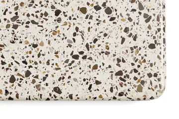 Terrazzo τραπεζαρία μεγάλο Ø70 cm - Grey terrazzo-anthracite - HAY